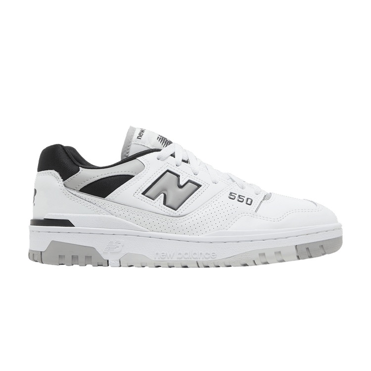 New Balance 550 White Concrete Black