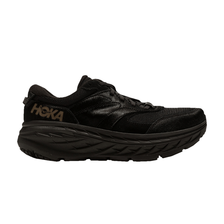 Hoka One One Bondi L Engineered Garments Black Cow Hair