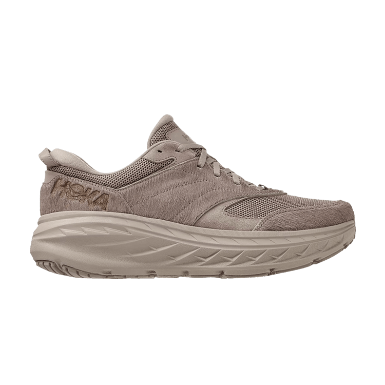 Hoka One One Bondi L Engineered Garments Taupe Cow Hair