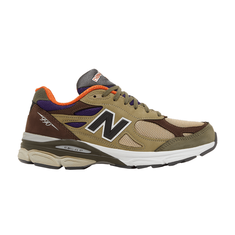 New Balance 990v3 MiUSA Teddy Santis Khaki Orange