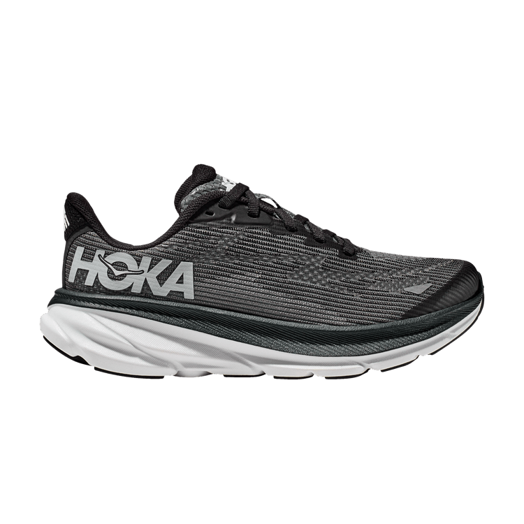 Hoka One One Clifton 9 Black White (GS)