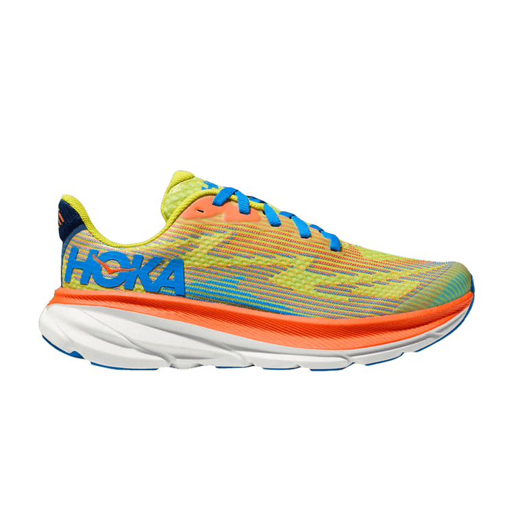 Hoka One One Clifton 9 Evening Primrose Vibrant Orange (GS)