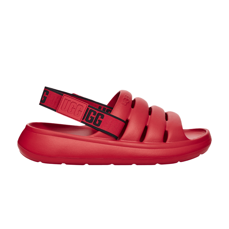 UGG Sport Yeah Slide Samba Red