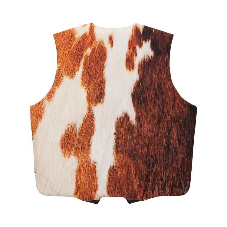 Stussy Reversible Quilted Vest Cowhide
