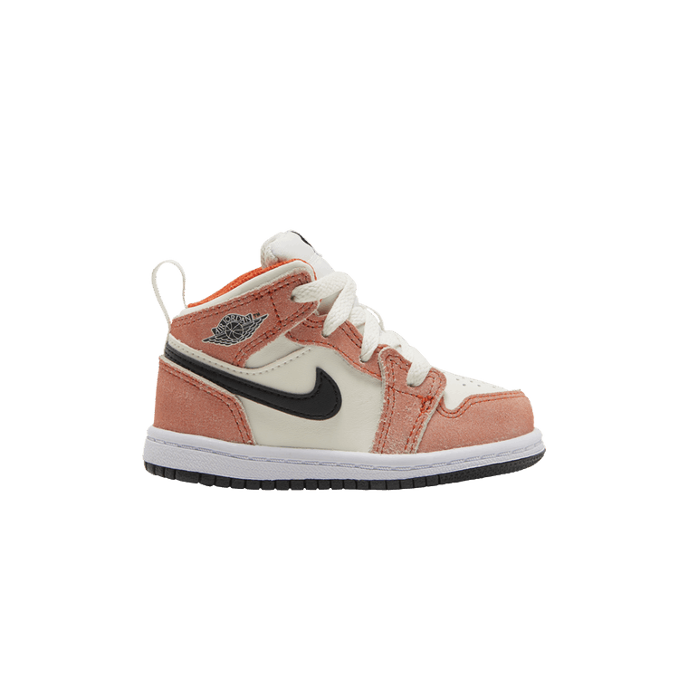 Jordan 1 Mid SE Orange Suede (TD)