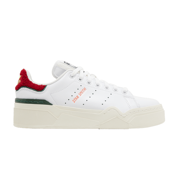 adidas Stan Smith Bonega 2B Cloud White Better Scarlet Collegiate Green (Women's)