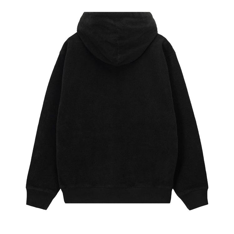 Stussy Inside Out Fleece Hoodie Black
