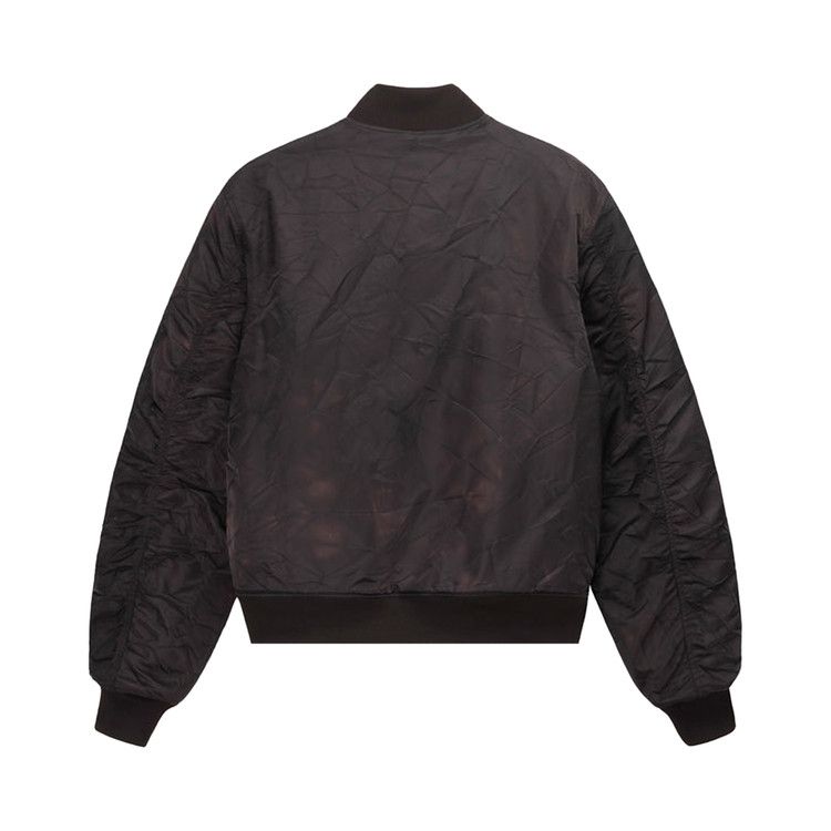 Stussy Dyed Nylon Bomber Jacket Brown