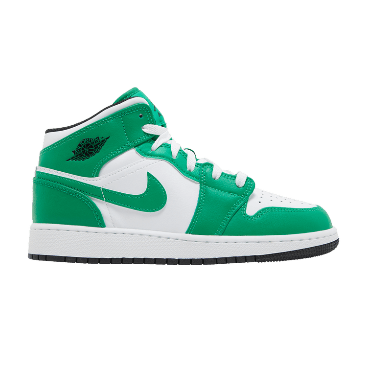 Jordan 1 Mid Lucky Green (GS) - Side Kicks