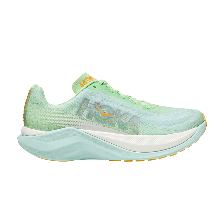 Hoka One One Mach X Lime Glow Sunlit Ocean (Women's)