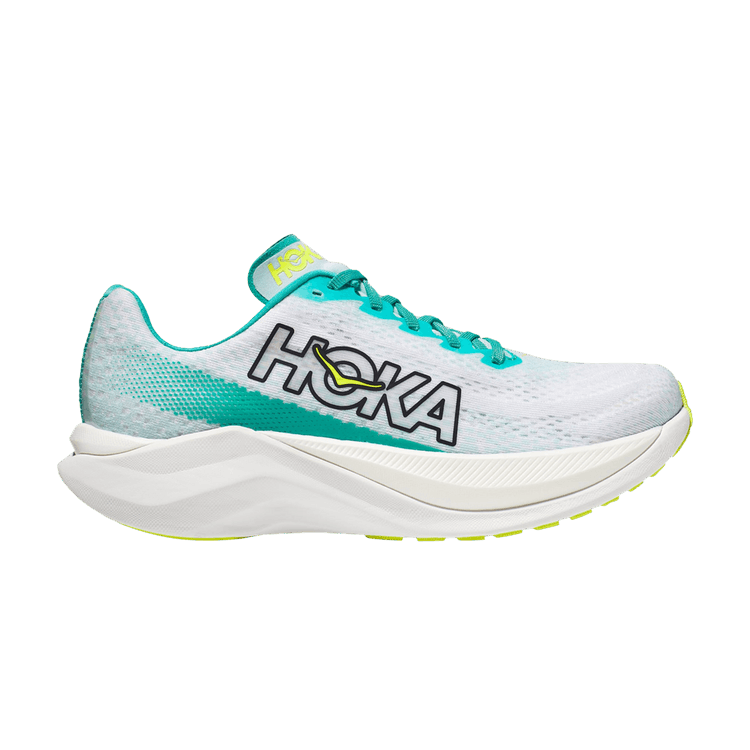 Hoka One One Mach X White Blue Glass (Women's)