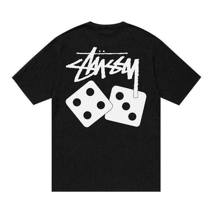 Stussy Dice Pigment Dyed Tee Black