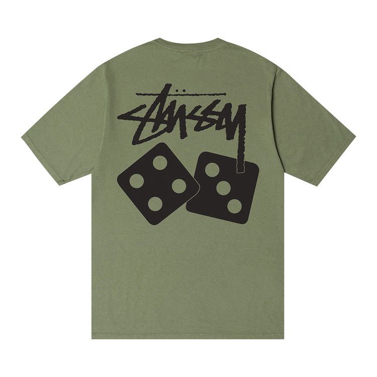 Stussy Dice Pigment Dyed Tee Artichoke
