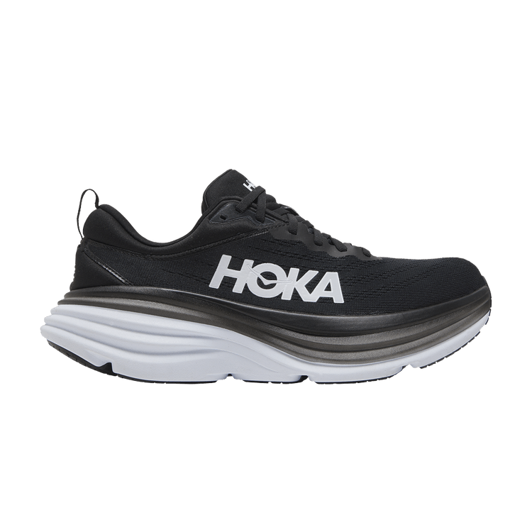 Hoka One One Bondi 8 Black White