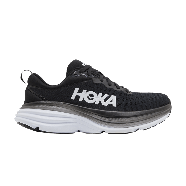 Hoka One One Bondi 8 Black White (Women's)