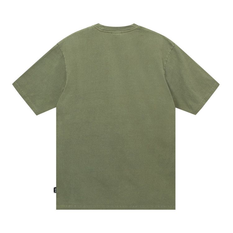 Stussy Heavyweight Pigment Dyed Crew Olive