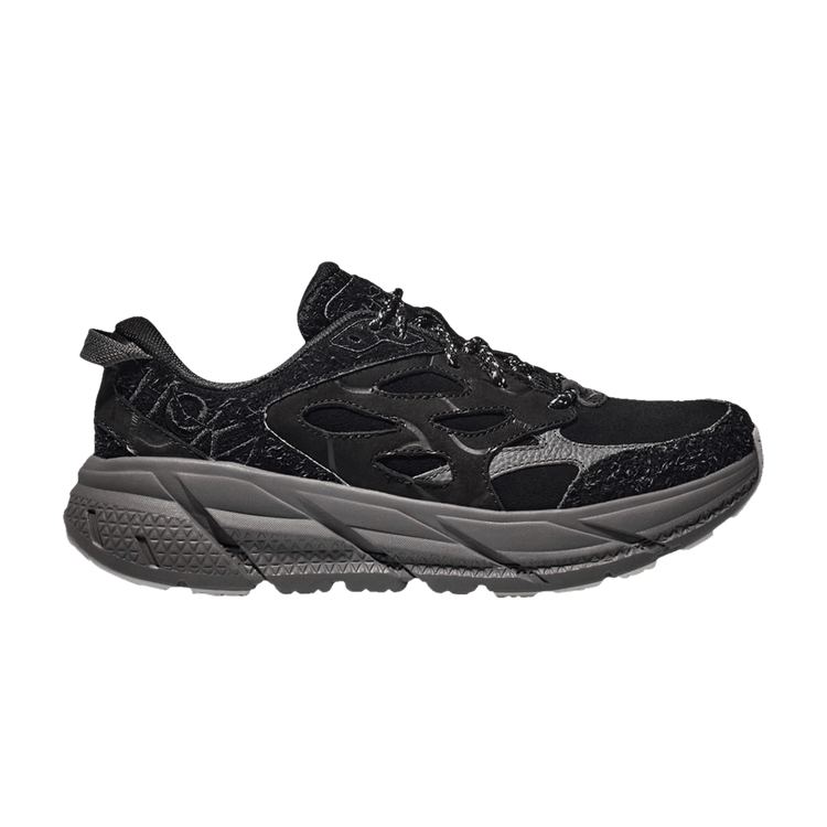 Hoka One One Clifton L Elite Terrain System Black Satellite Grey