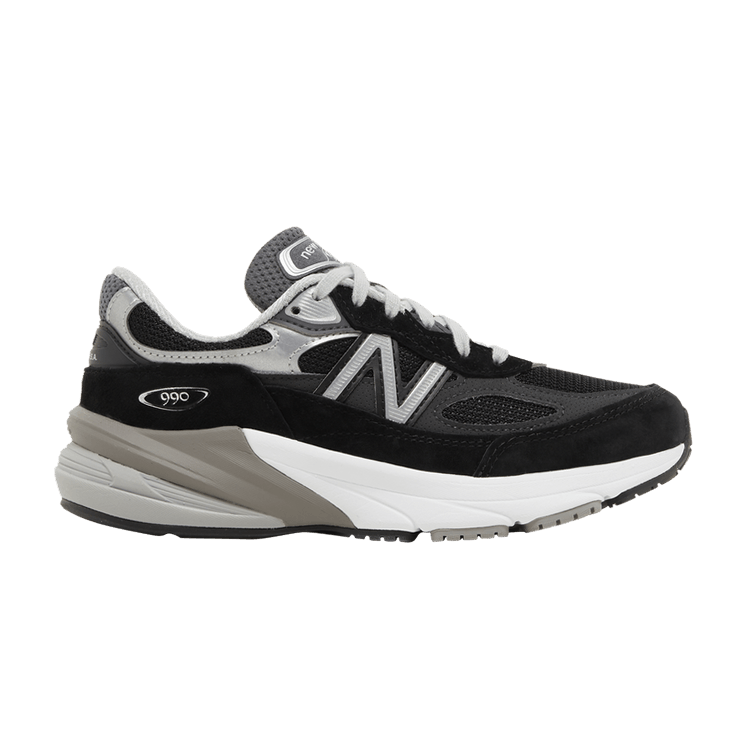 New Balance 990v6 MiUSA Black Grey White (Women's)