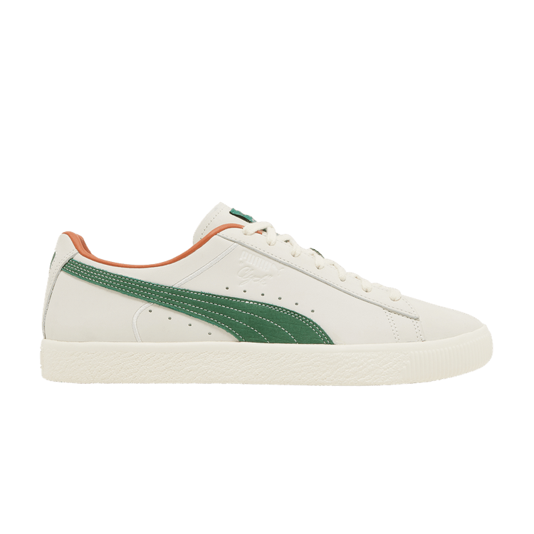 Puma Clyde FG Pristine White Vine Green