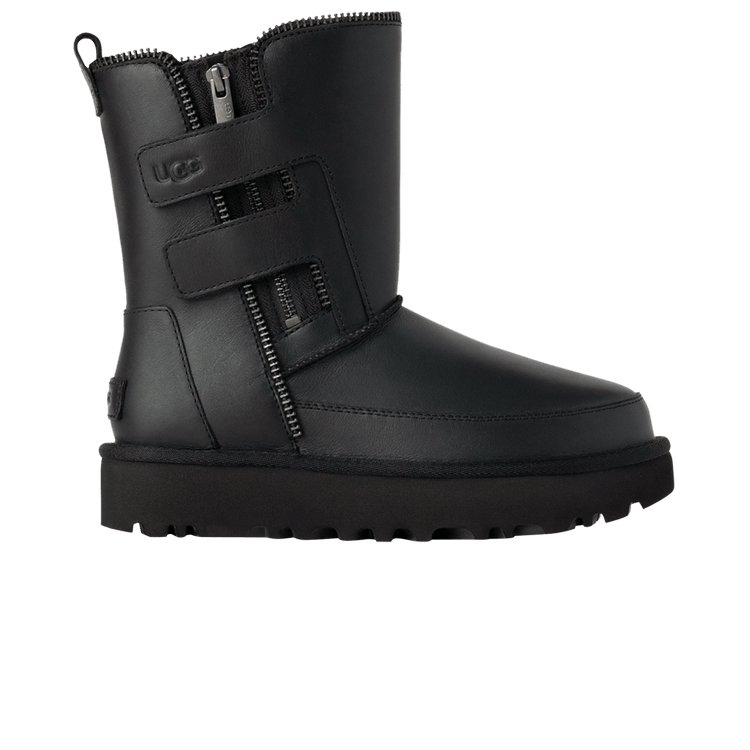 UGG Classic Short Moto Boot Black (Women's)