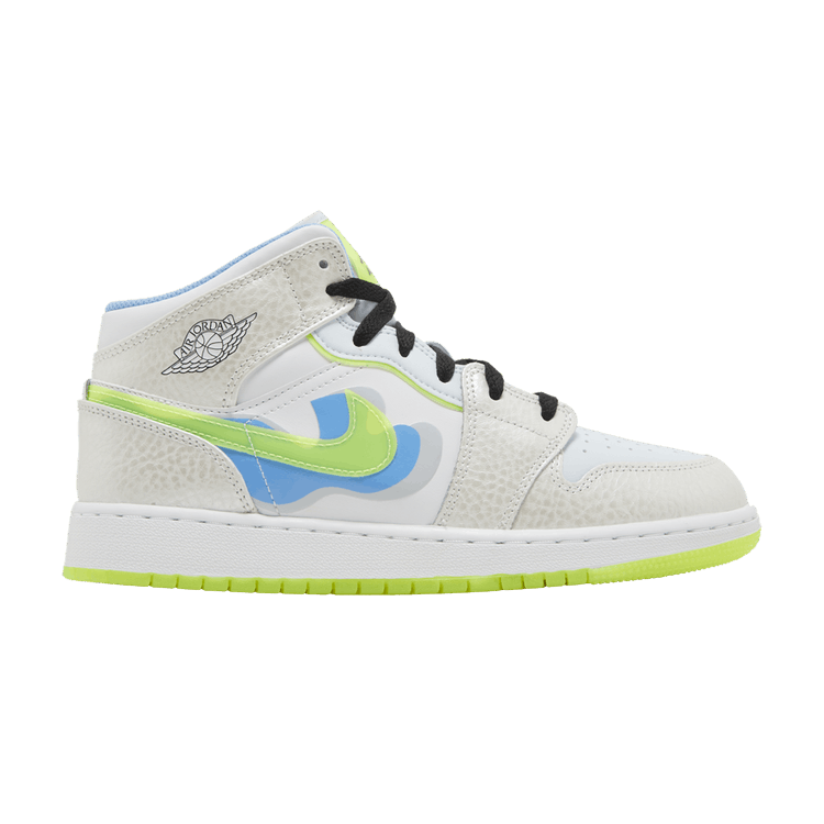 Jordan 1 Mid SE Warped Swoosh (GS)