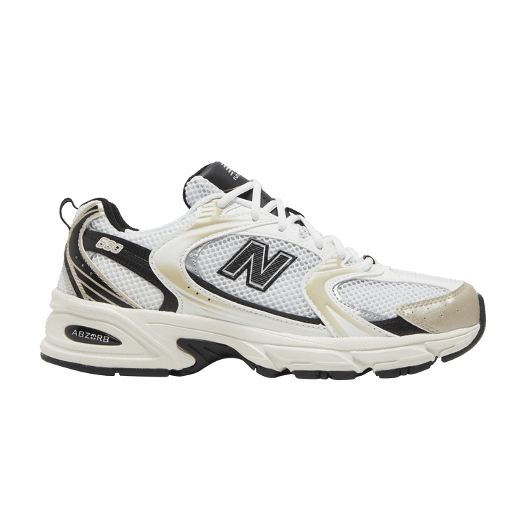 New Balance 530 White Light Gold Metallic