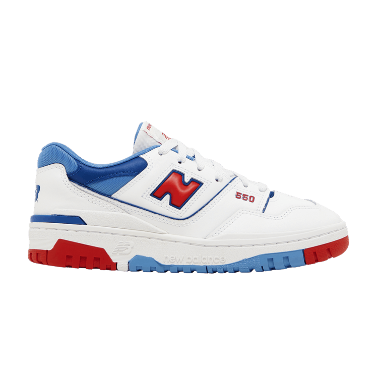 New Balance 550 White True Red Atlantic Blue (GS)