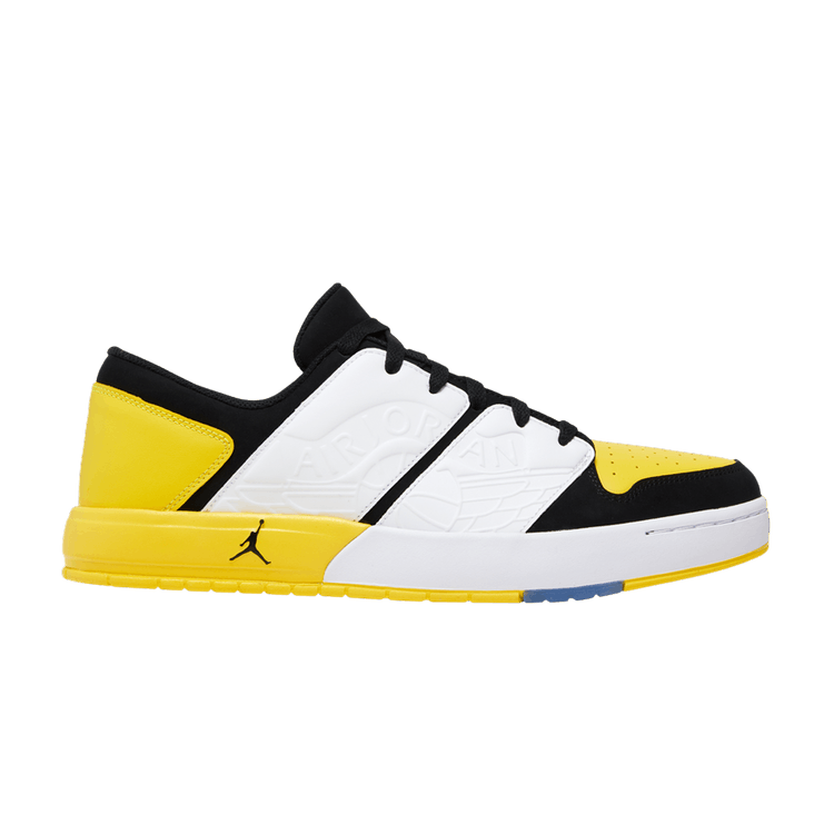 Jordan Nu Retro 1 Low Black Tour Yellow White