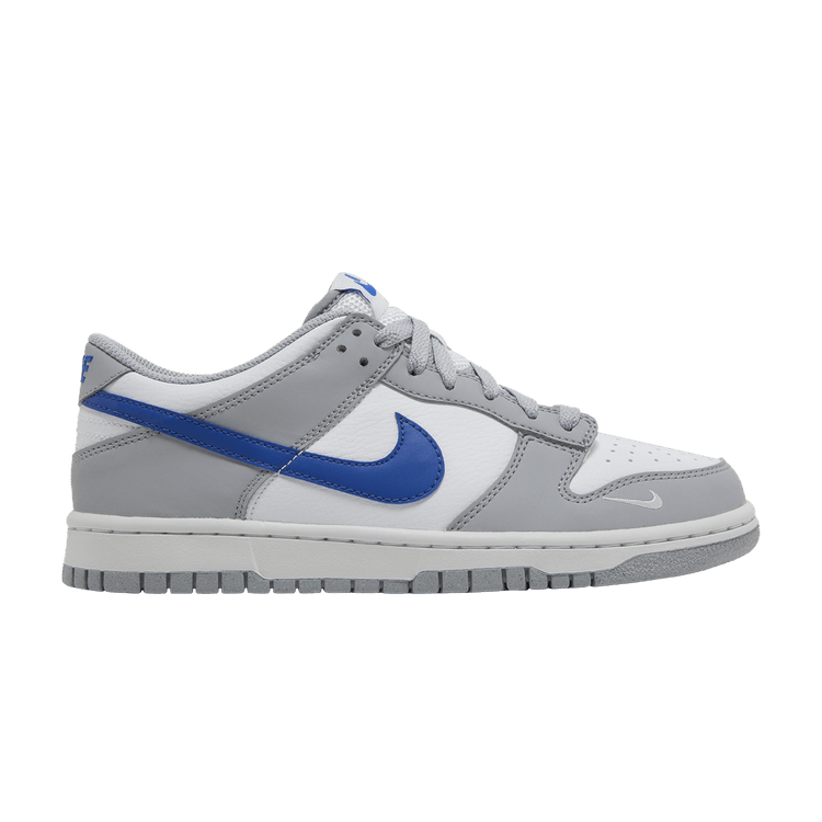 Nike Dunk Low Mini Swoosh Wolf Grey Game Royal (GS)