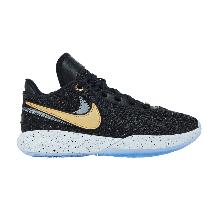 Nike LeBron 20 Black Metallic Gold (GS)