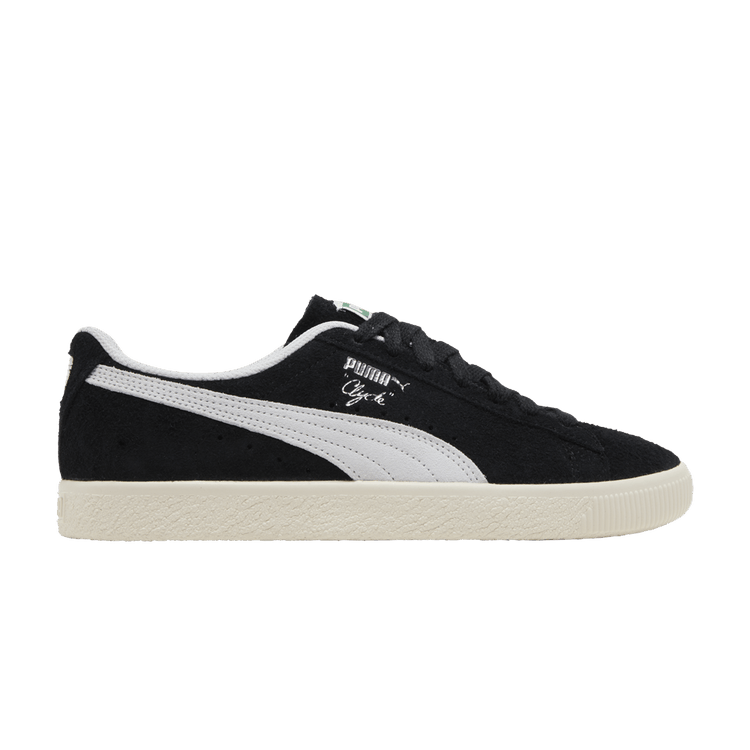 Puma Clyde Hairy Suede Puma Black Frosted Ivory