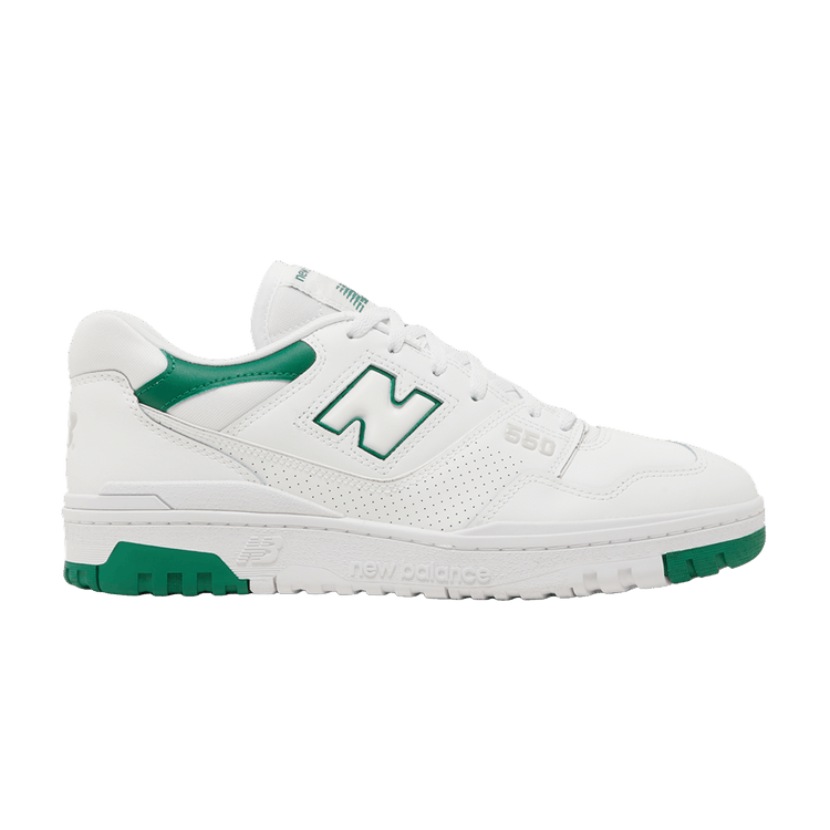 New Balance 550 White Classic Green