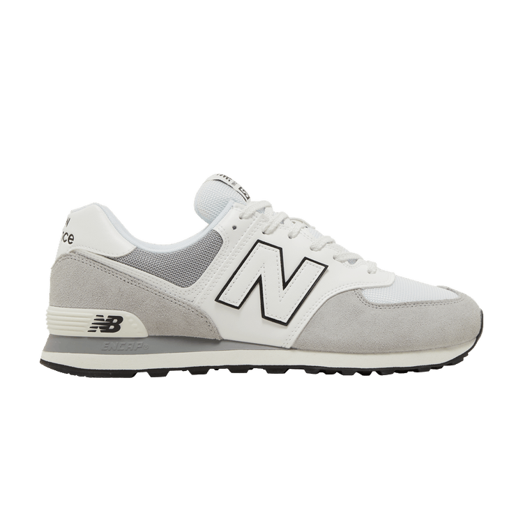 New Balance 574 Grey Suede White