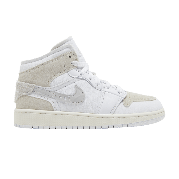 Jordan 1 Mid SE Craft Inside Out Tech Grey (GS)