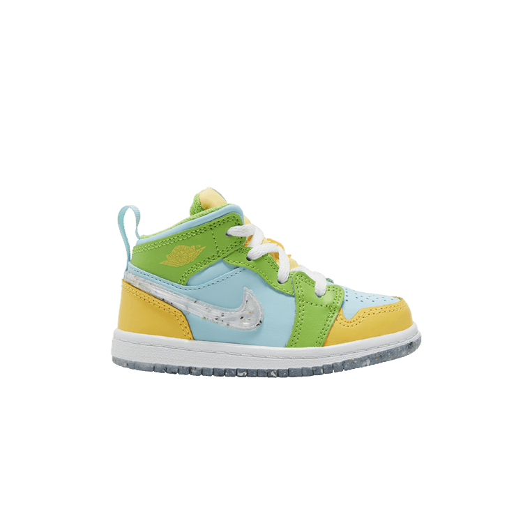 Jordan 1 Mid SE Glacier Ice Citron Pulse Action Green White (TD)