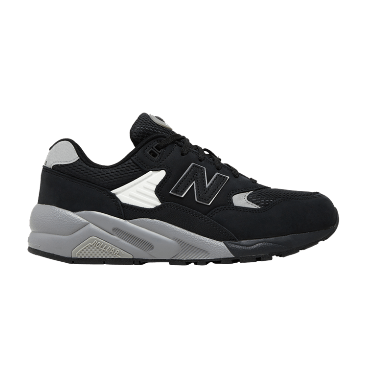 New Balance 580 Black Shadow Grey Silver Metallic