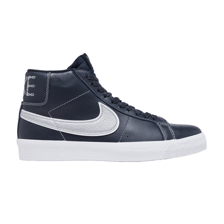 Nike SB Zoom Blazer Mid Mason Silva Dark Obsidian Metallic Silver