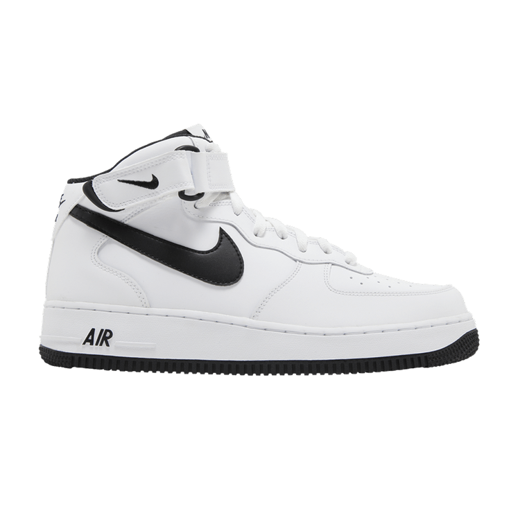 Nike Air Force 1 Mid White Black (2023)