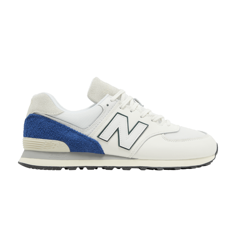 New Balance 574 White Royal Blue