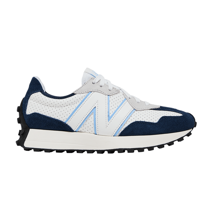 New Balance 327 White Navy Blue