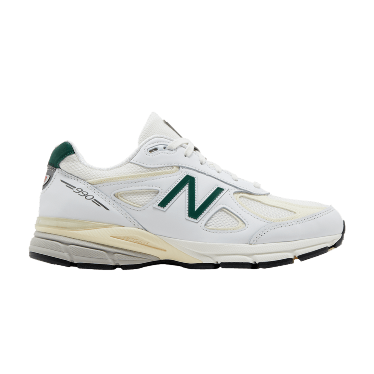 New Balance 990v4 MiUSA White Green