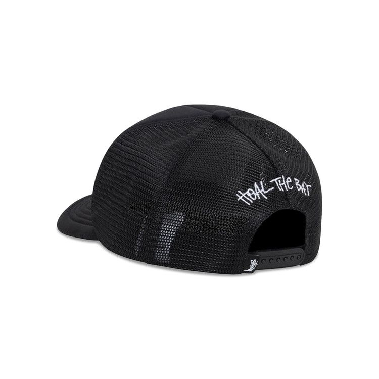 Stussy Heal The Bay Ocean Stock Trucker Cap Black