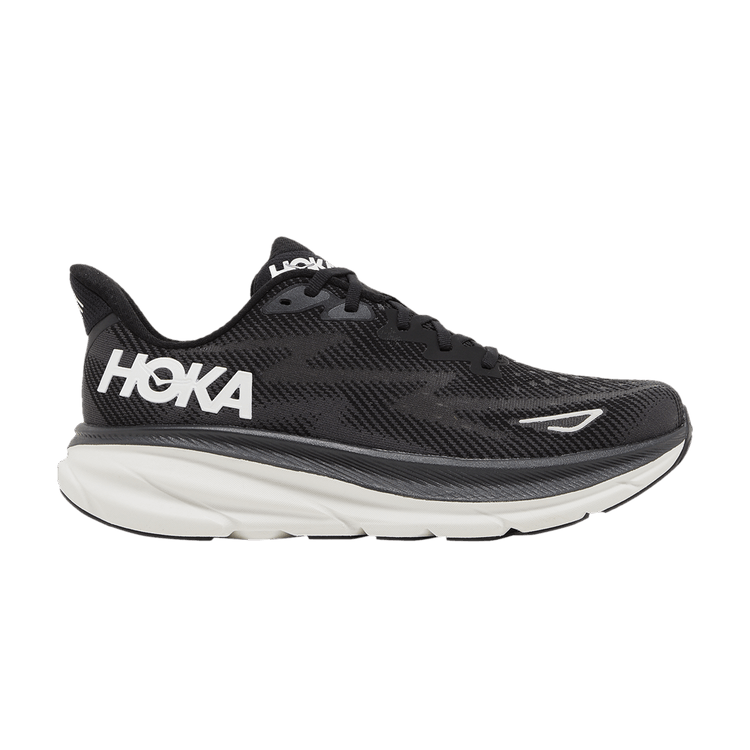 Hoka One One Clifton 9 Black White