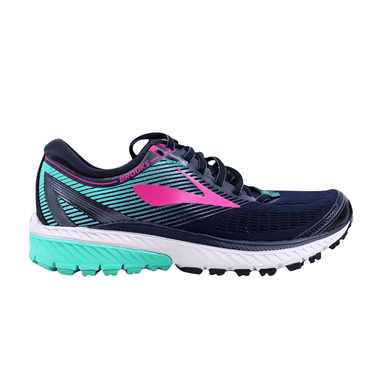 Brooks Ghost 10 Navy/Pink-Teal Green (Women's)