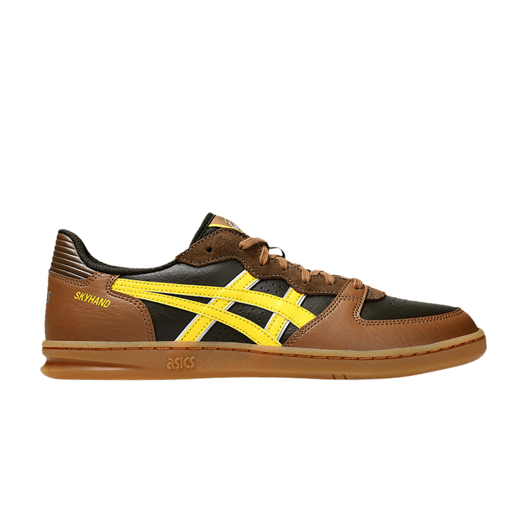 ASICS Skyhand OG Black Coffee Tai Chi Yellow