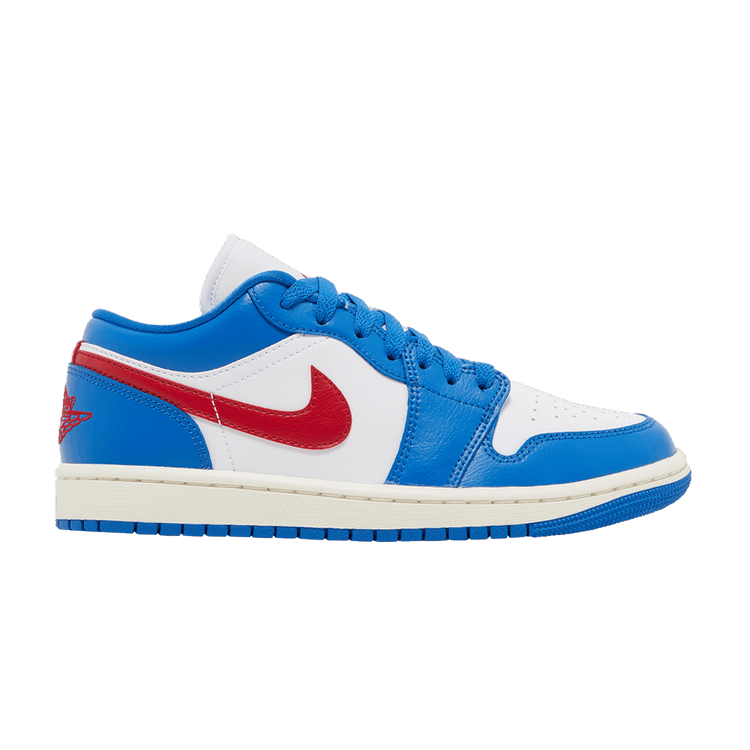 Jordan 1 Low Sport Blue Gym Red (Women's)