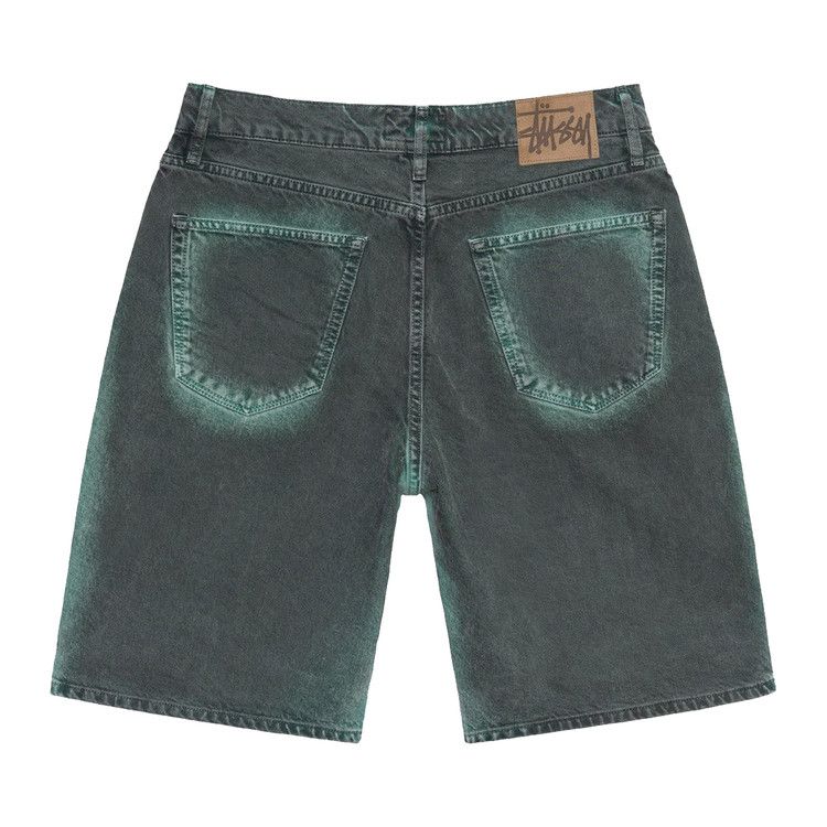Stussy Spray Dye Big Ol' Shorts Black