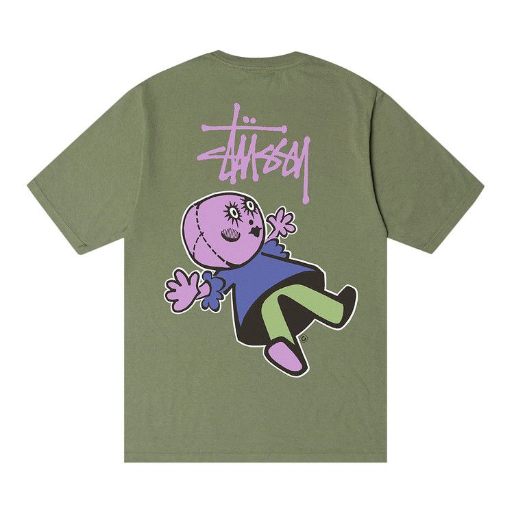 Stussy Dollie Pigment Dyed Tee Artichoke