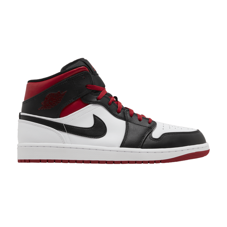 Jordan 1 Mid Gym Red Black Toe