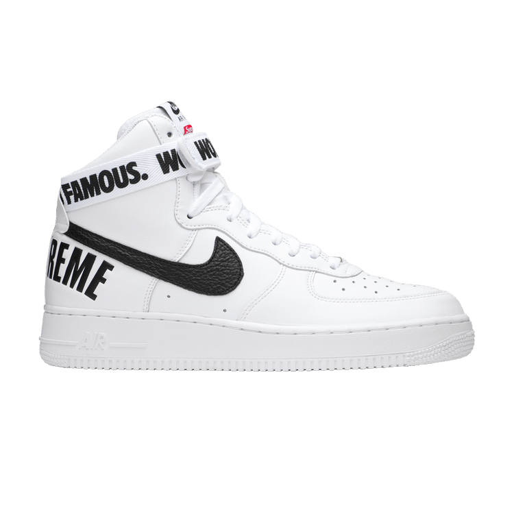 Nike Air Force 1 High Supreme World Famous White